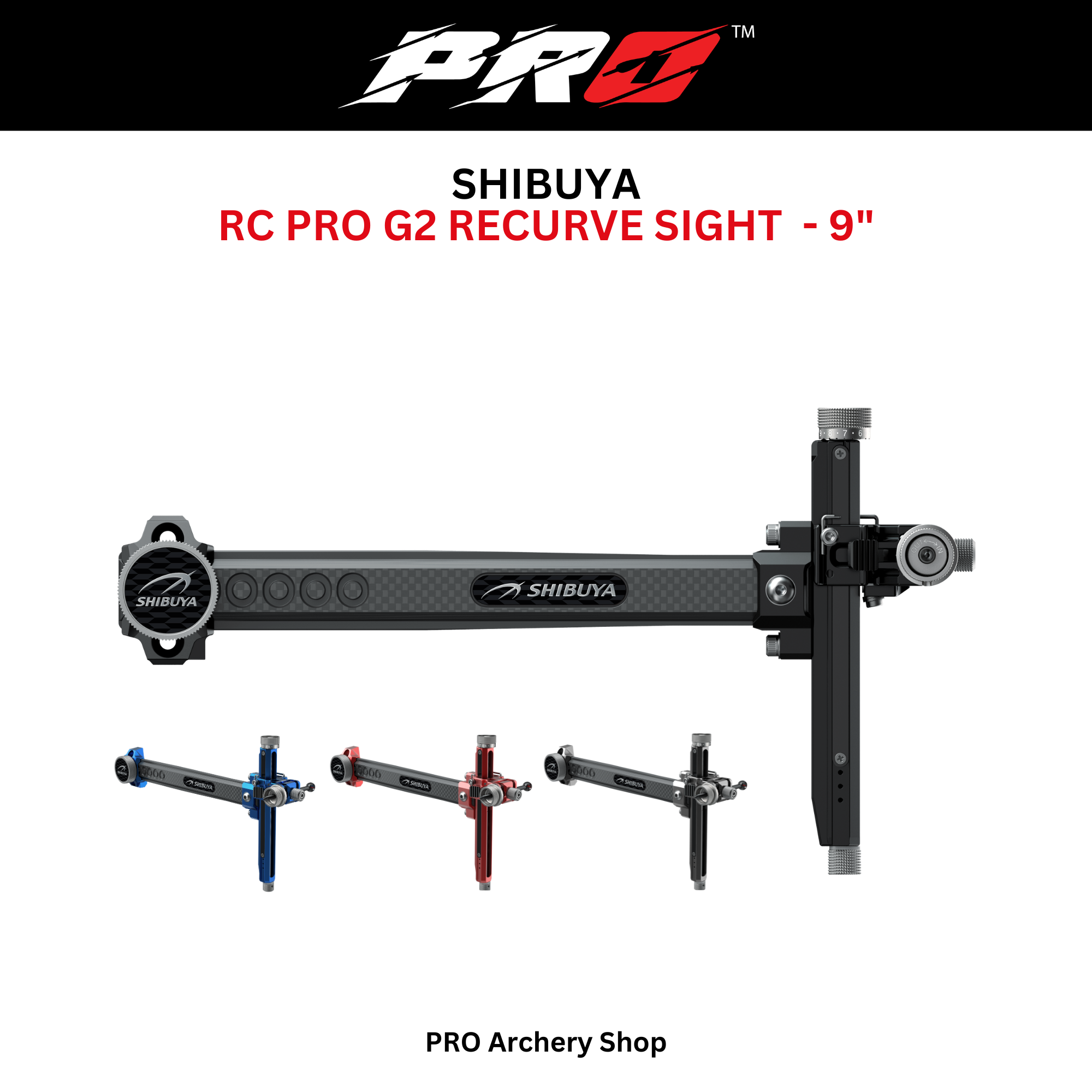 SHIBUYA RC PRO G2 RECURVE SIGHT